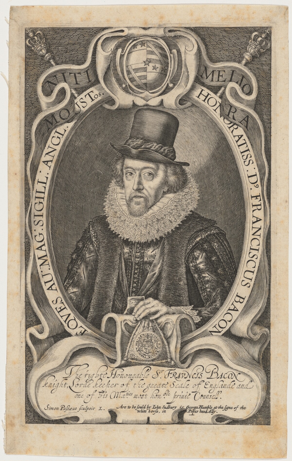 Sir Francis Bacon by Simon de Passe