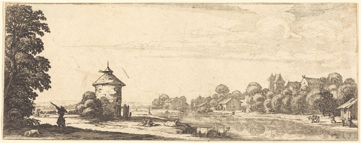 The Dovecot by Jacques Callot or Follower of Jacques Callot