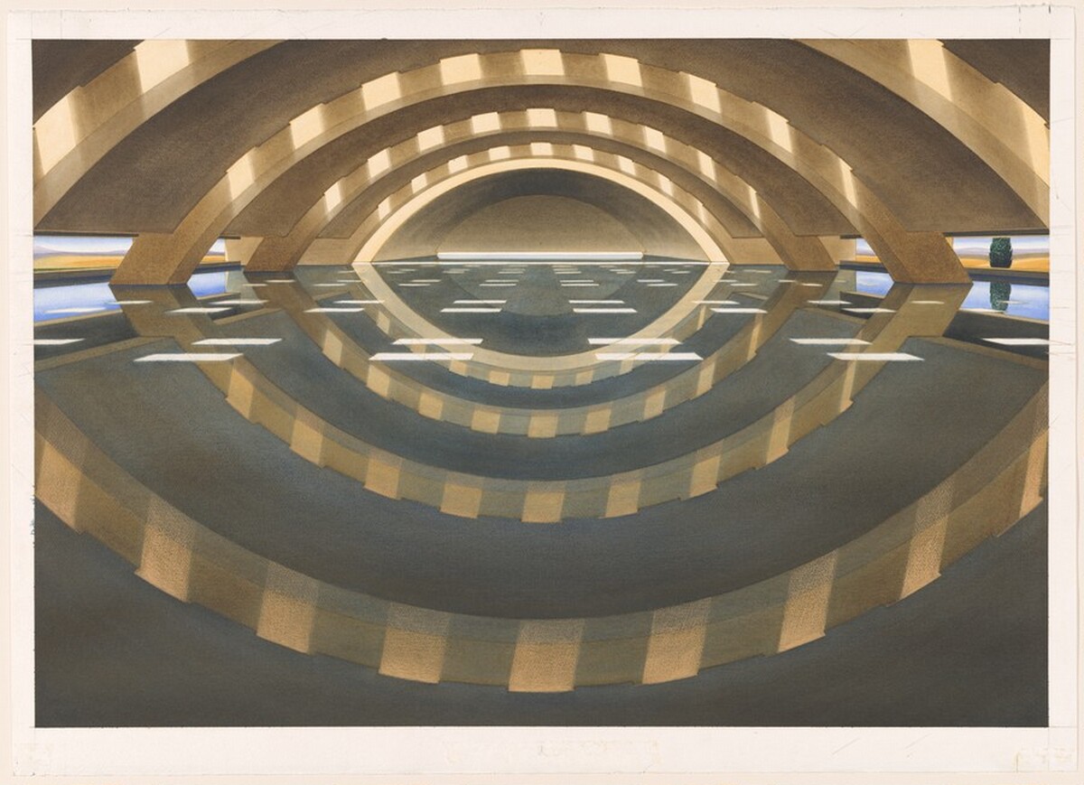 Long Horizon II [center] by Lauretta Vinciarelli