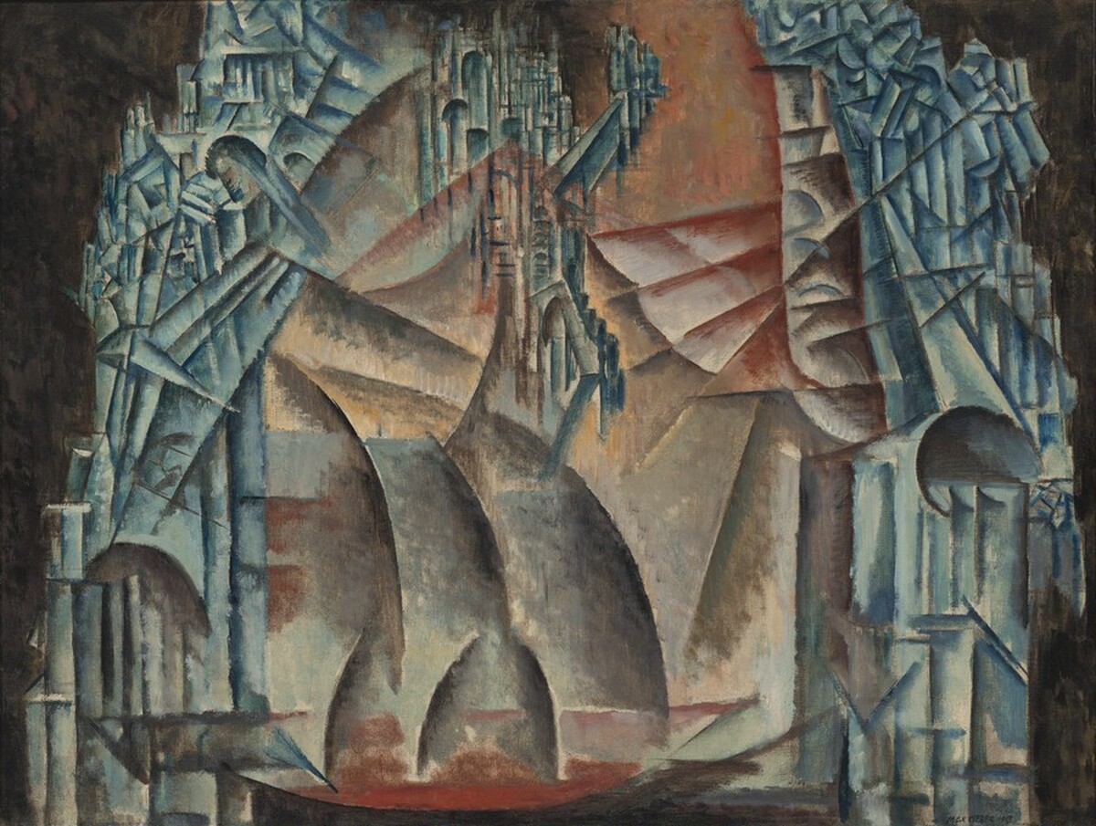 Interior of the Fourth Dimension by Max Weber