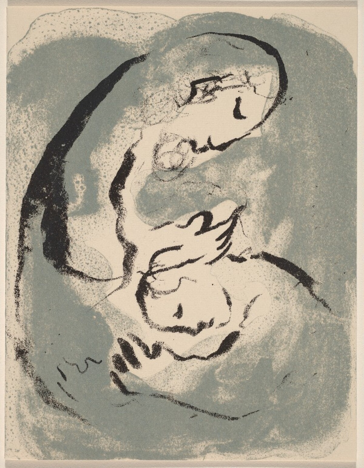Greeting Card for 1968 by Marc Chagall