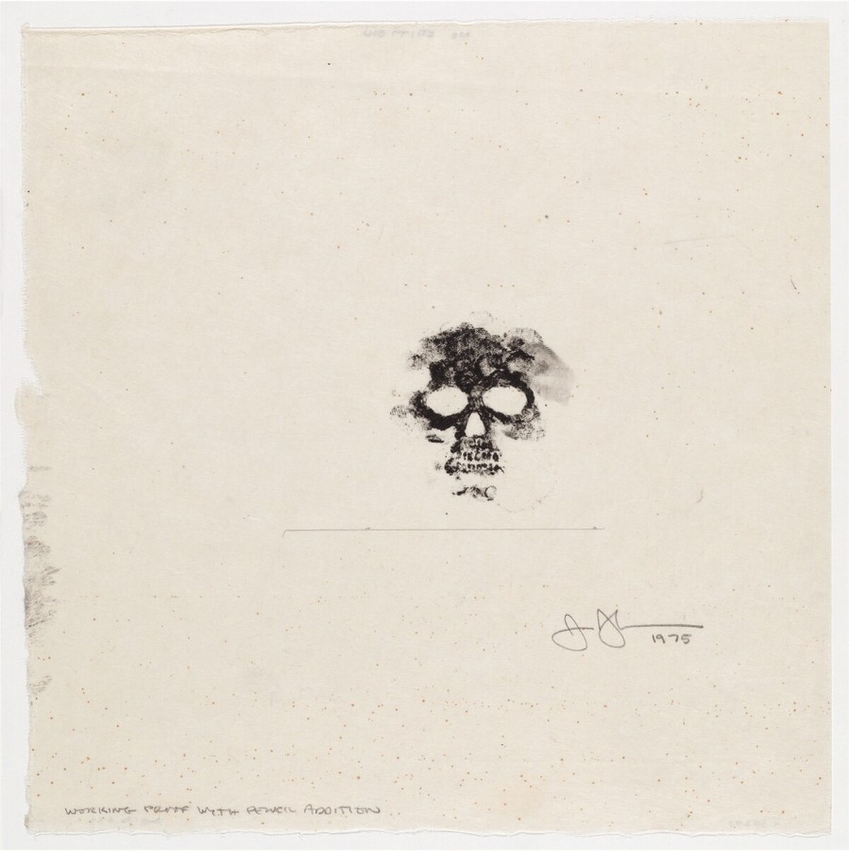 Untitled [working proof] by Jasper Johns