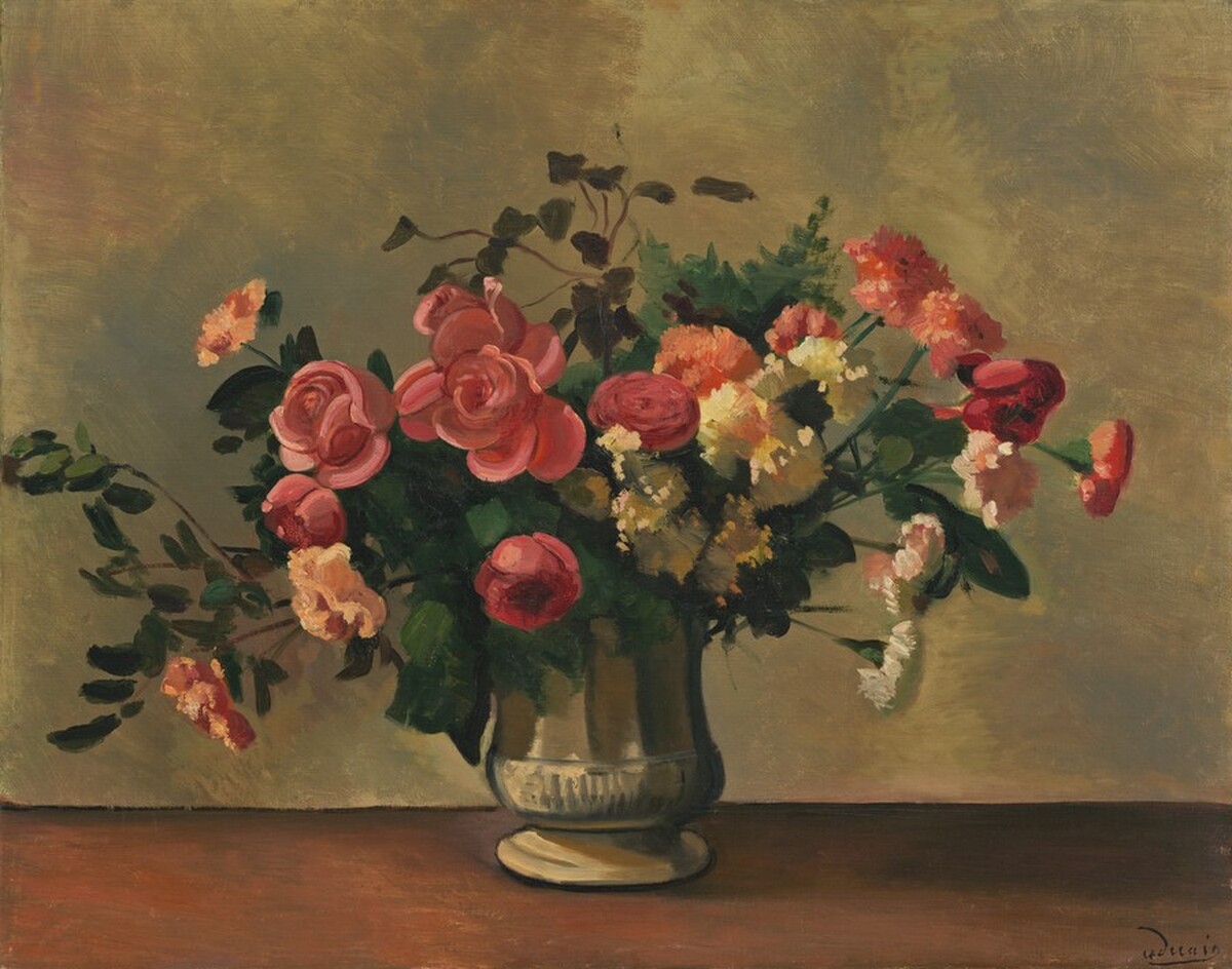 Flowers in a Vase by André Derain