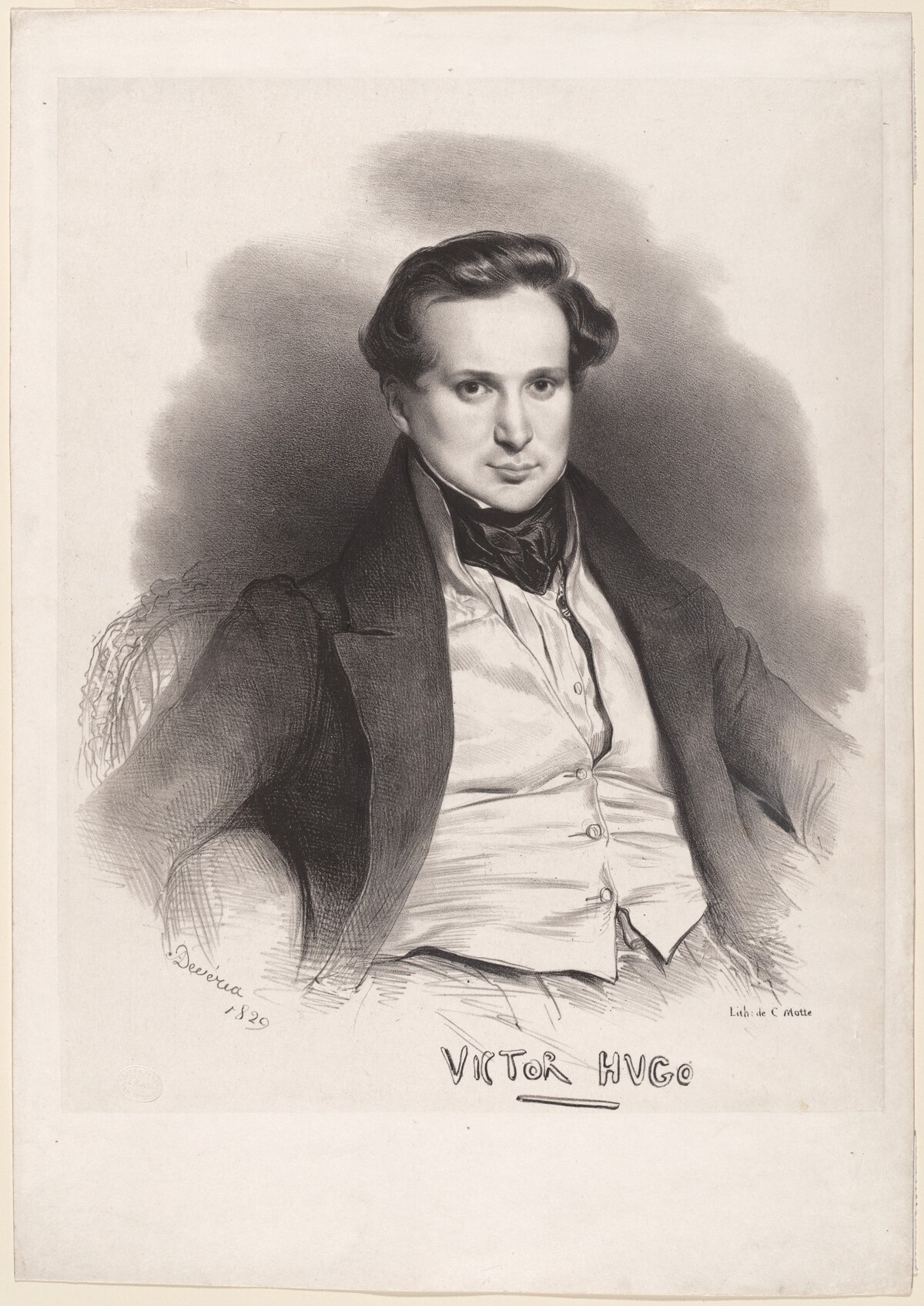 Victor Hugo by Achille Devéria