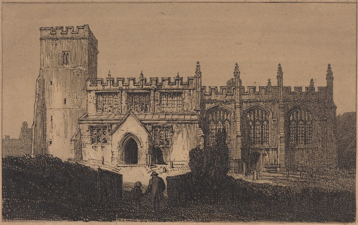 North Marston Church by F.L. Griggs