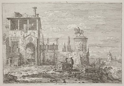 The Equestrian Monument [upper right]