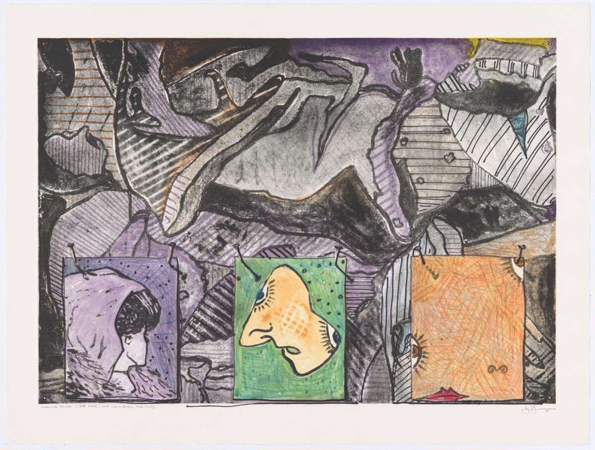 Untitled [working proof] by Jasper Johns