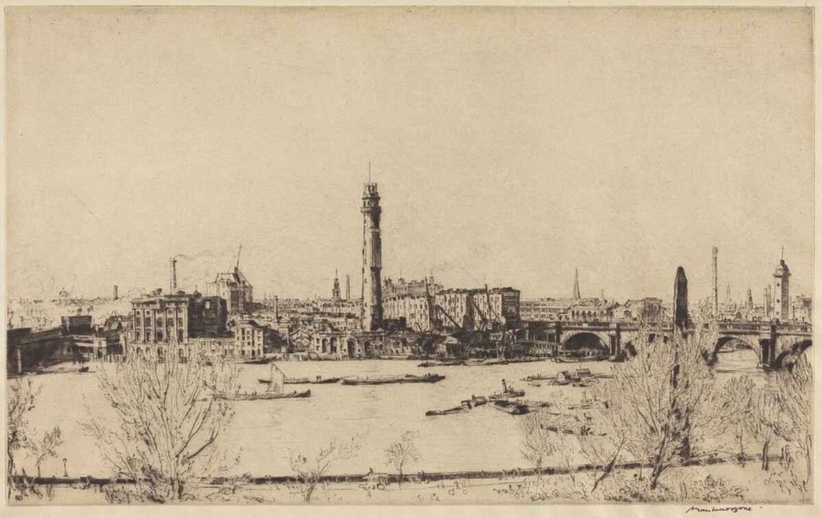 From the Adelphi, London by Sir Muirhead Bone