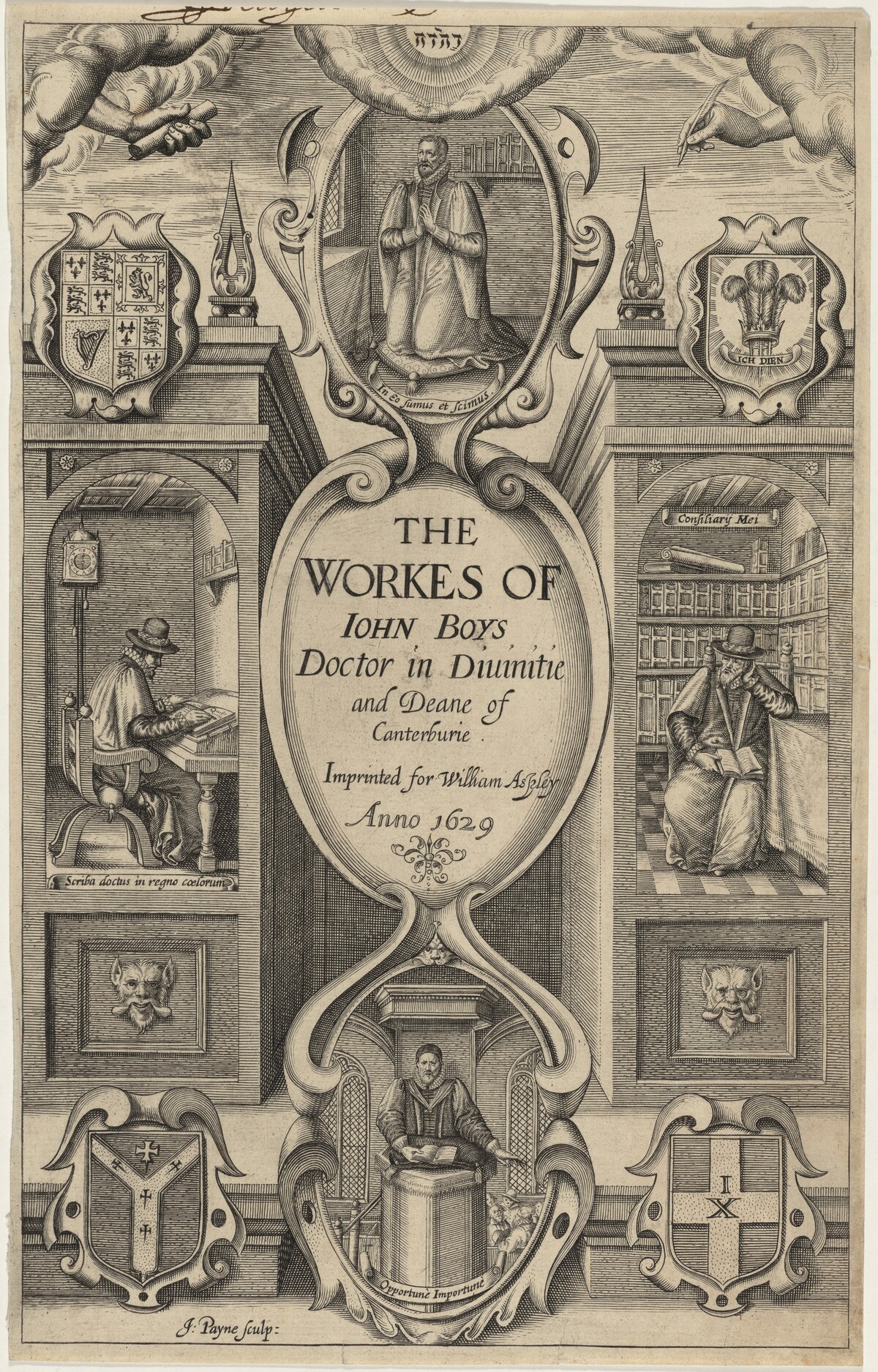 Title Page to John Boys' Works by John Payne