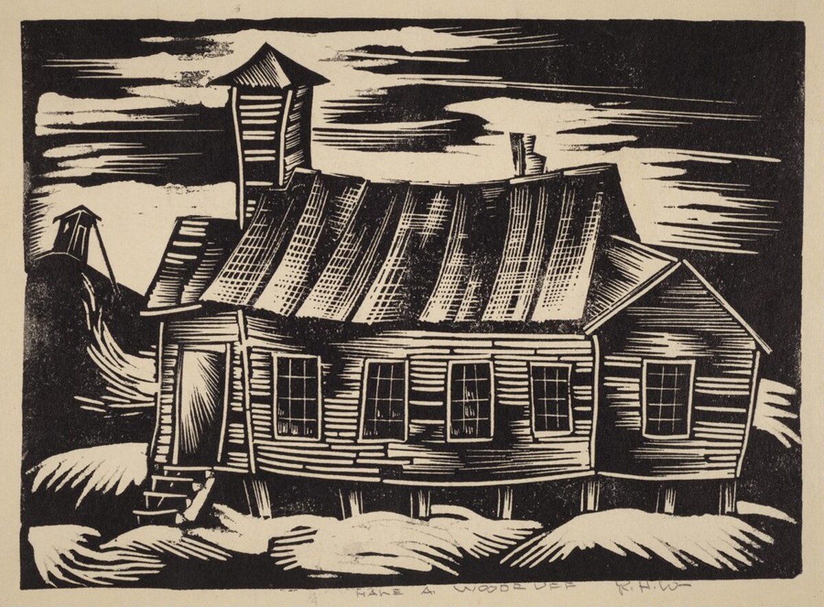 Old Church by Hale Woodruff