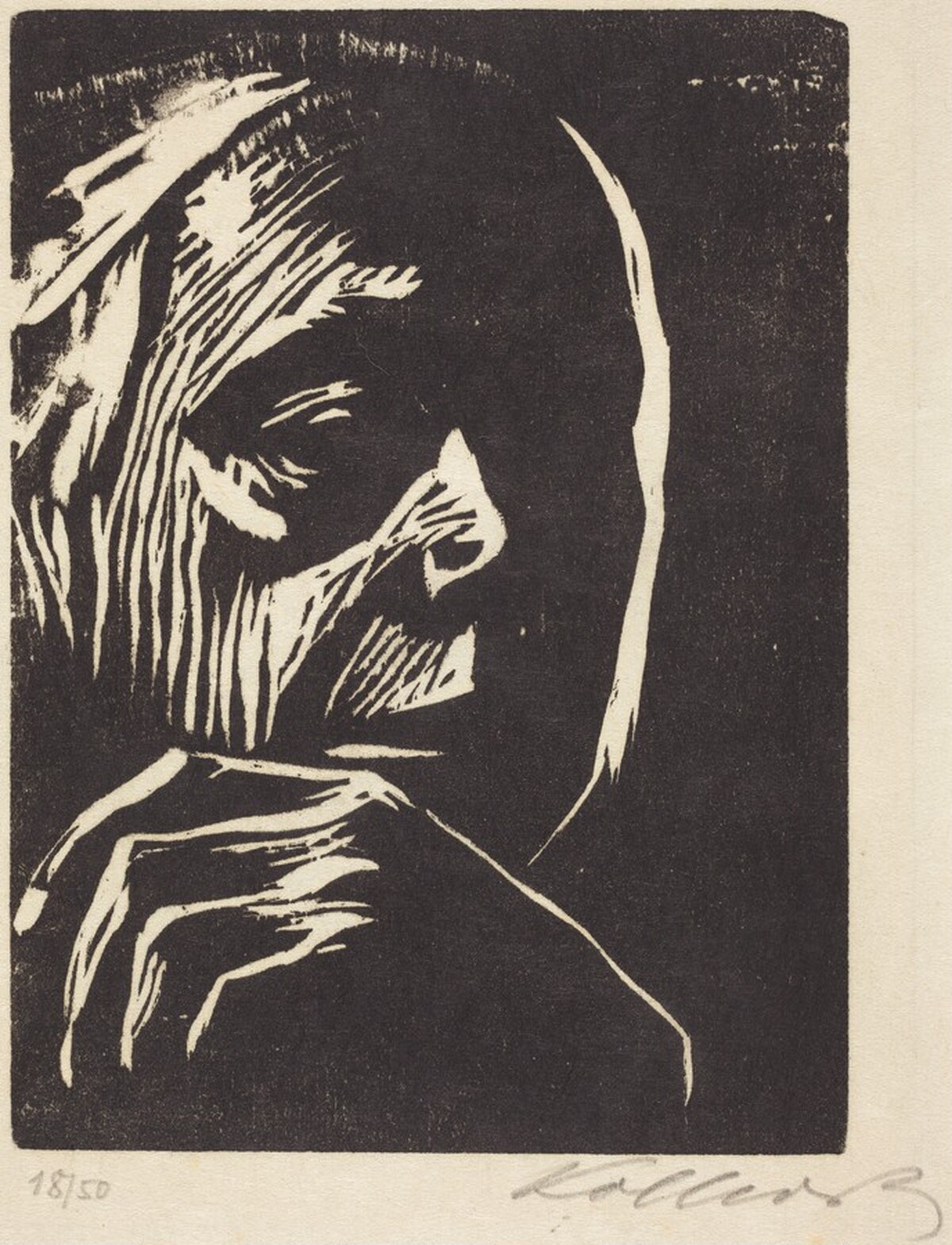 Self-Portrait (Selbstbildnis) by Käthe Kollwitz