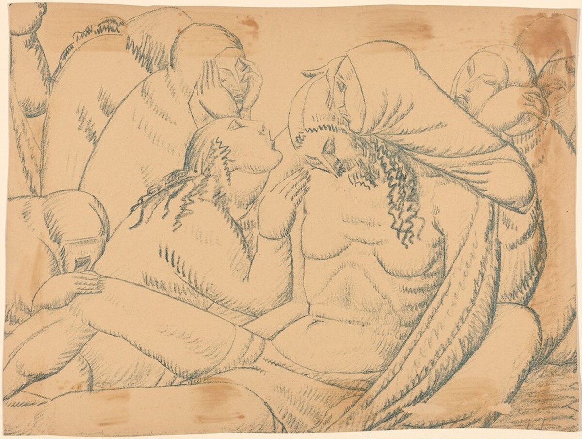 The Deposition [verso] by Ivan Mestrovic
