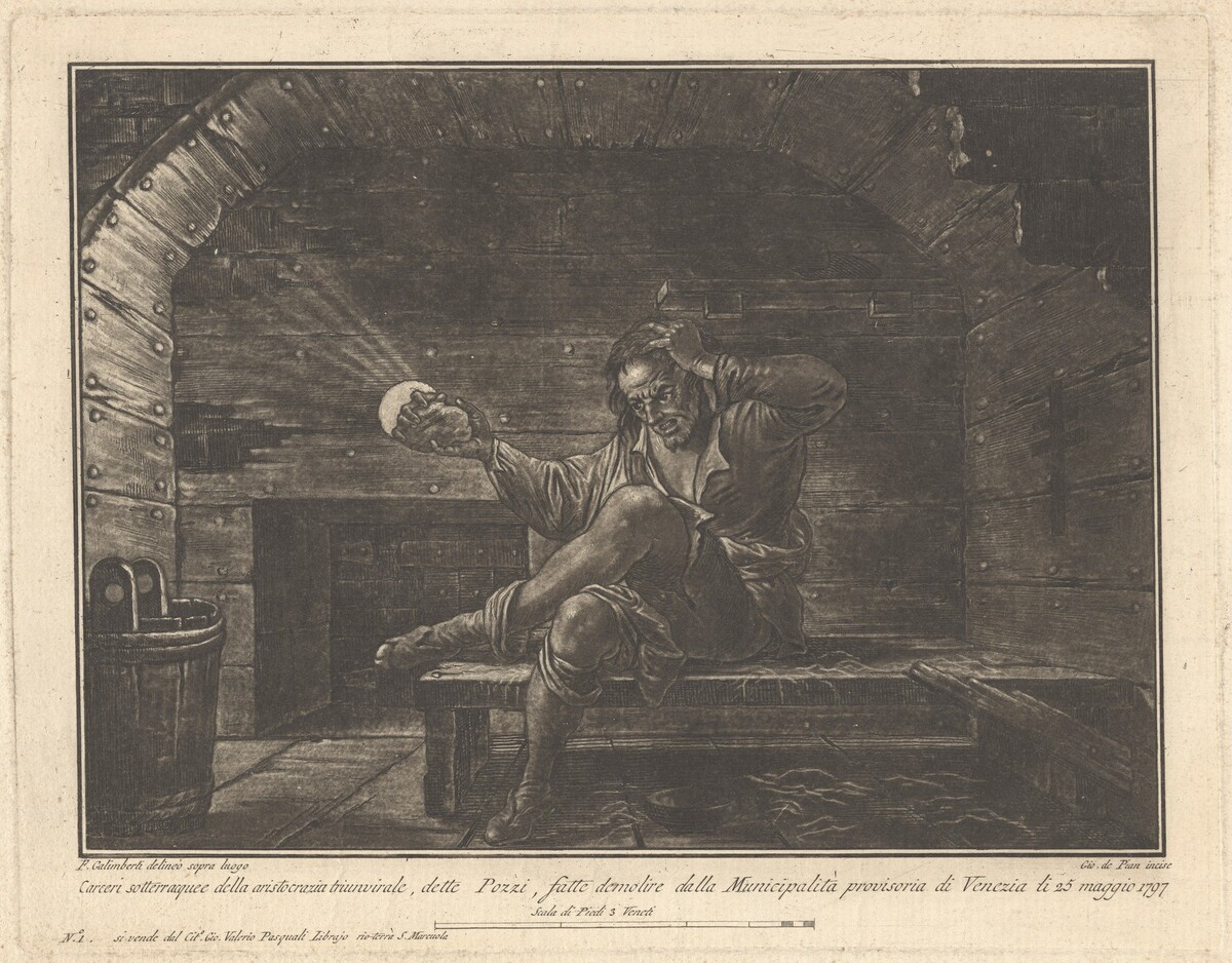 Underground Prisons, Known as "the Wells" by Giovanni De Pian, after Francesco Galimberti