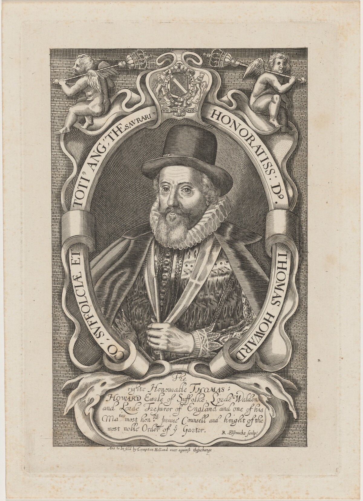 Thomas Howard, First Earl of Suffolk by Renold Elstrack