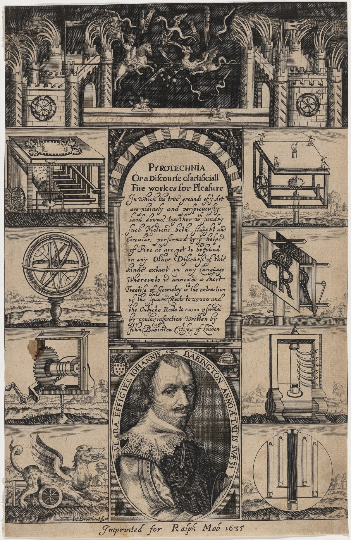 John Babington, Pyrotechnia by John Droeshout