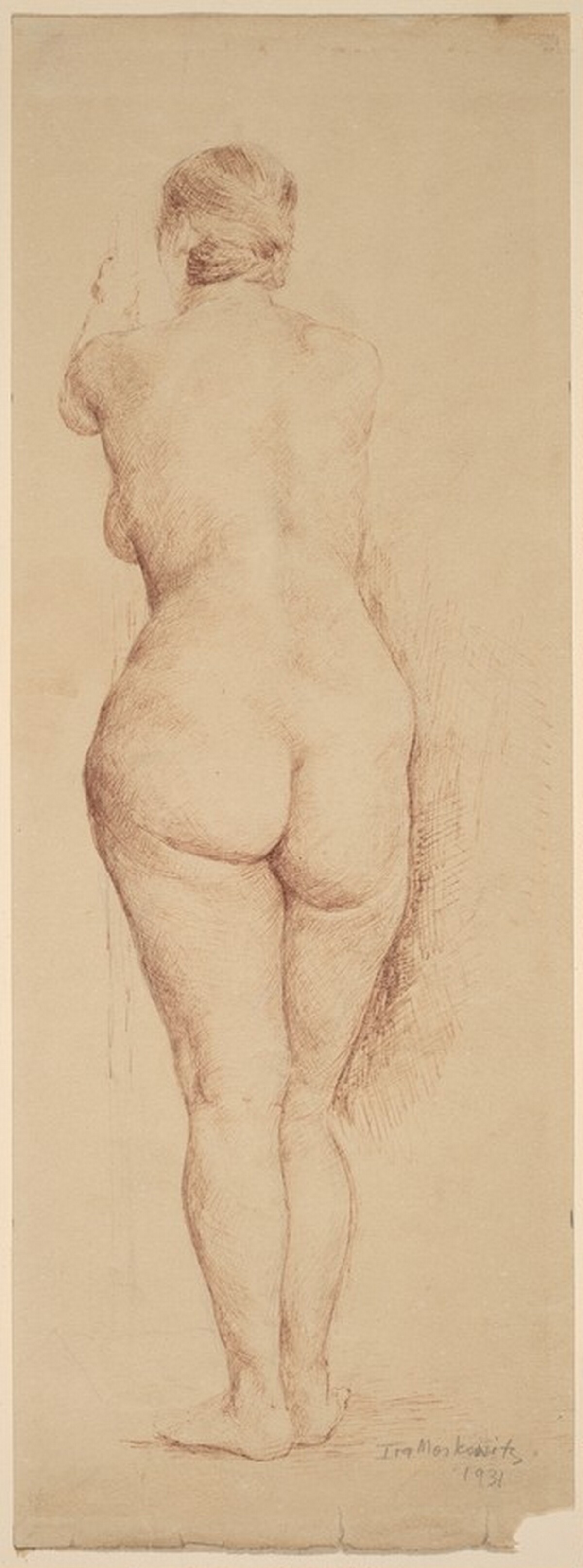 Standing Female Nude by Ira Moskowitz