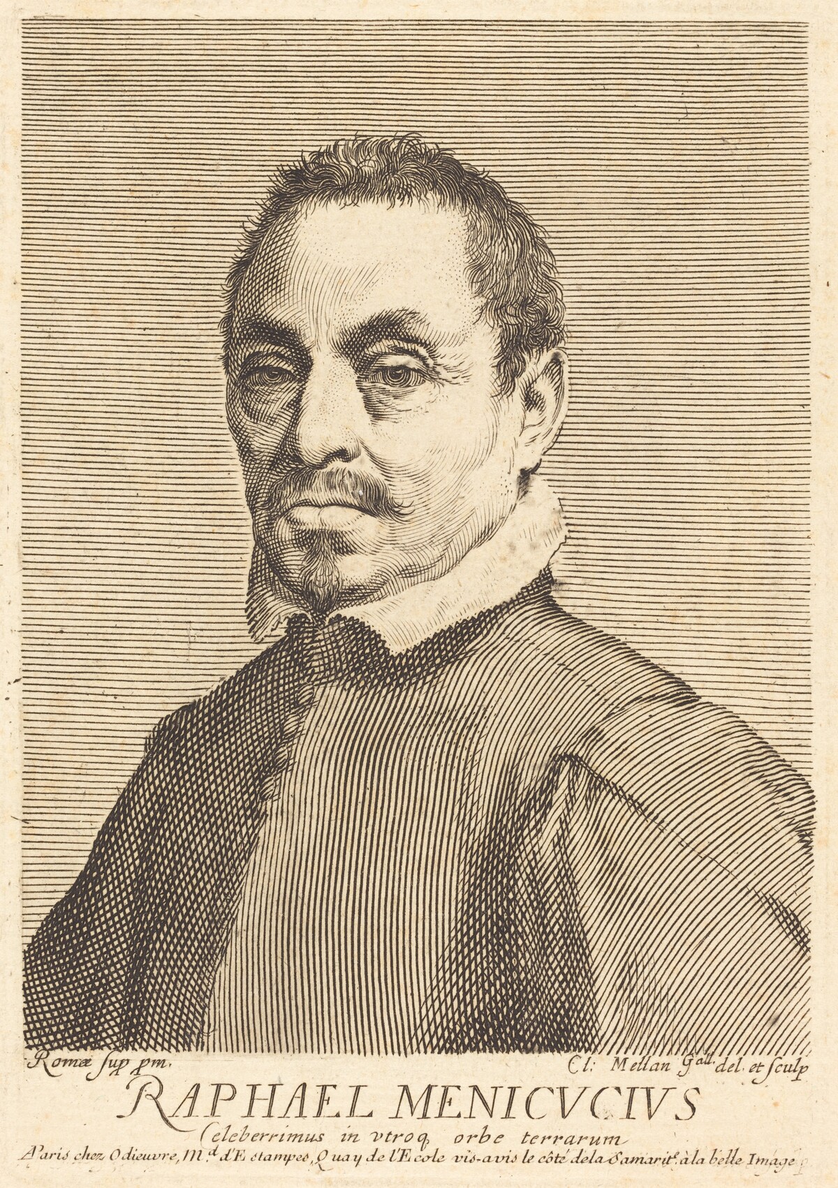 Raffaello Menicucci by Claude Mellan