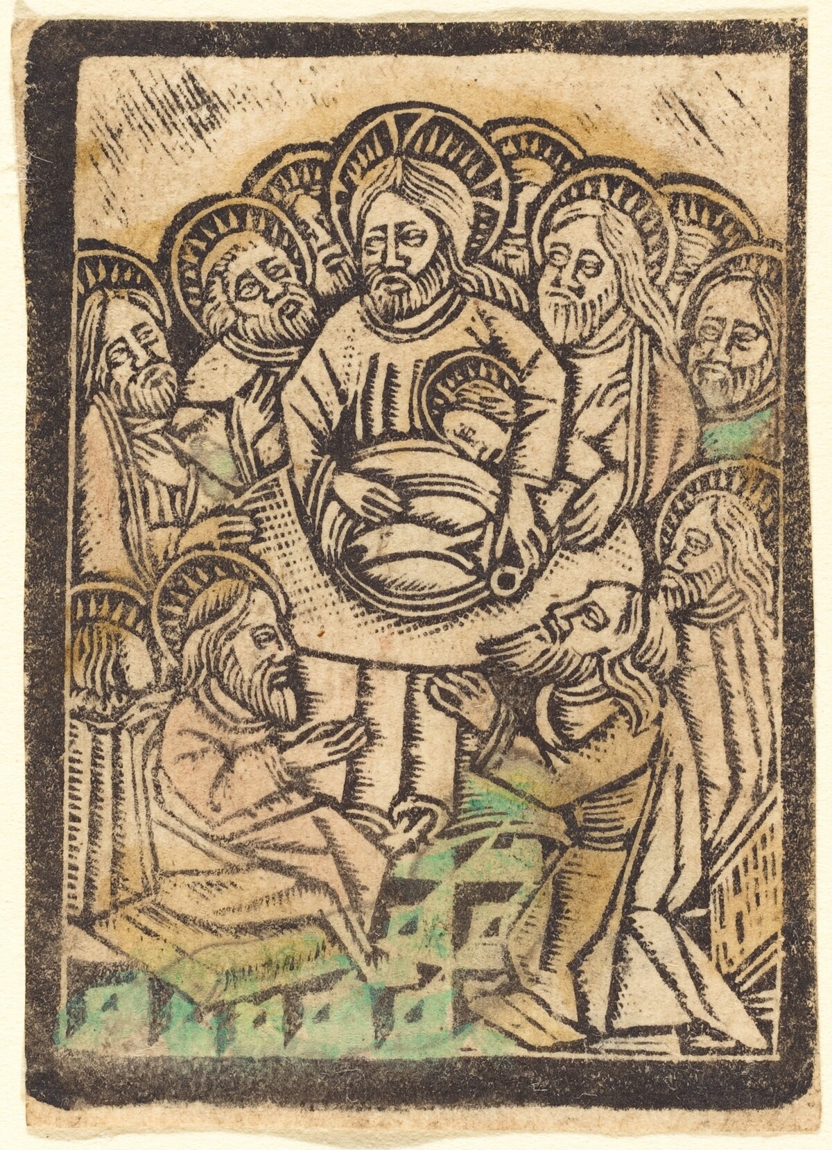 The Last Supper by Workshop of Master of the Aachen Madonna