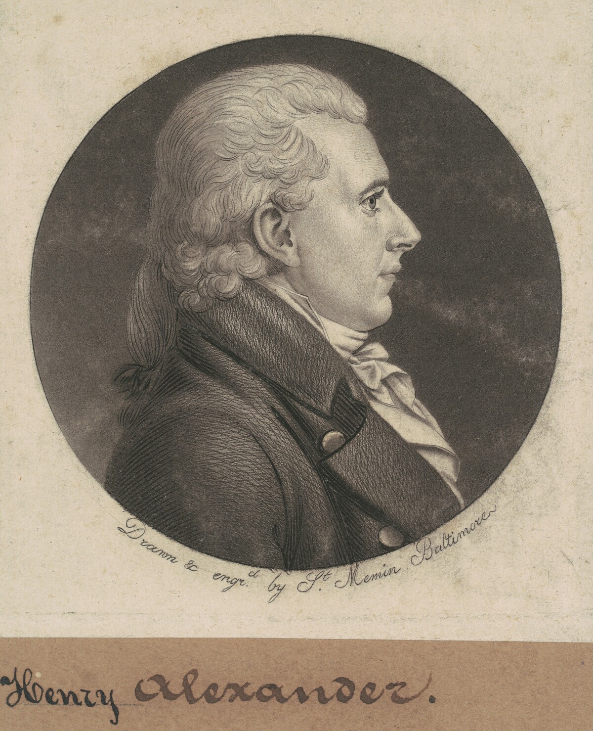 Henry Alexander by Charles B. J. Févret de Saint-Mémin