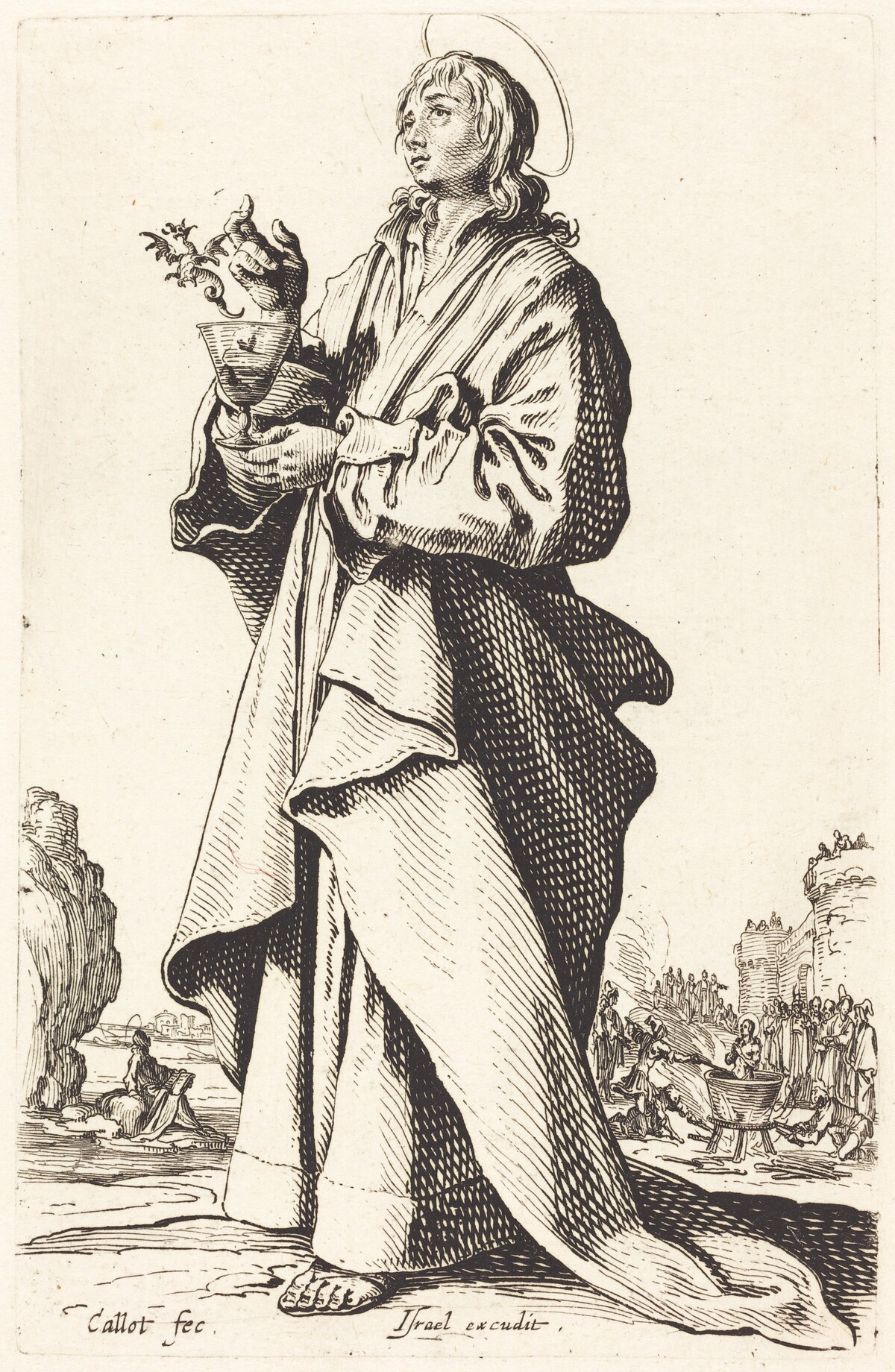 Saint John the Evangelist by Jacques Callot