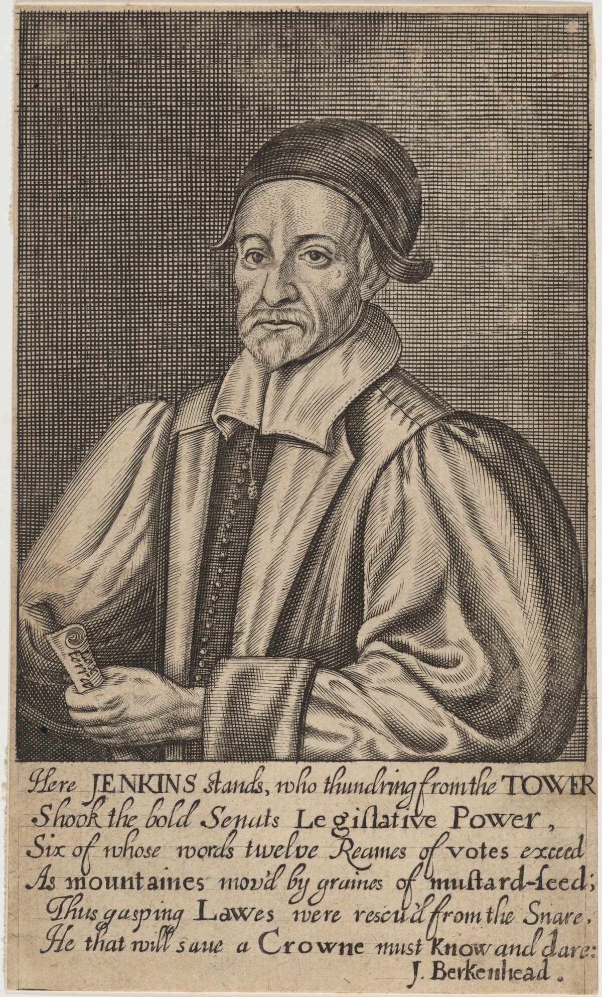 David Jenkins, Welsh Magistrate and Royalist by after William Marshall