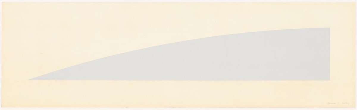 Large Gray Curve by Ellsworth Kelly