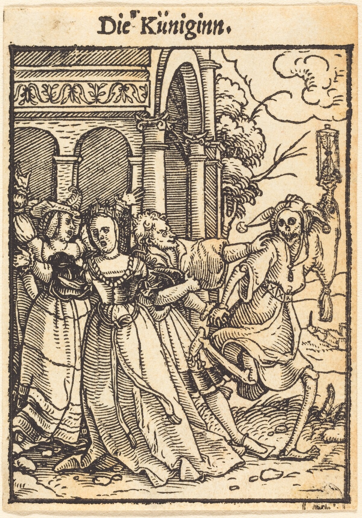 Der Kuniginn (The Queen) by Hans Lützelburger after Hans Holbein the Younger