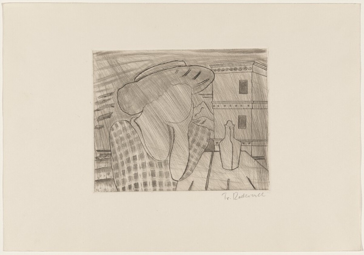 Mӓdchen am Tisch [Girl at the Table] by Franz Radziwill