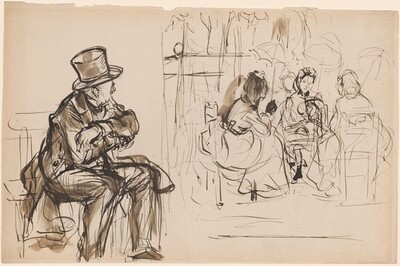 Scene at a Paris Cafe
