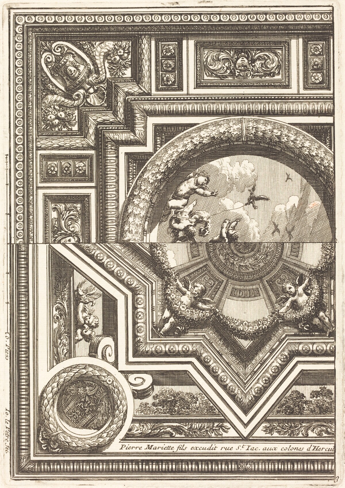 Quarts de plafons by Jean Lepautre