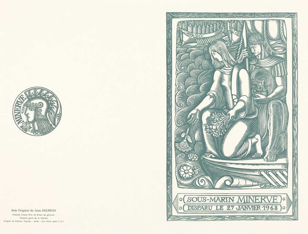 Sous-Marin Minerve, Disparu le 27 Janvier 1968 by Jean Delpech