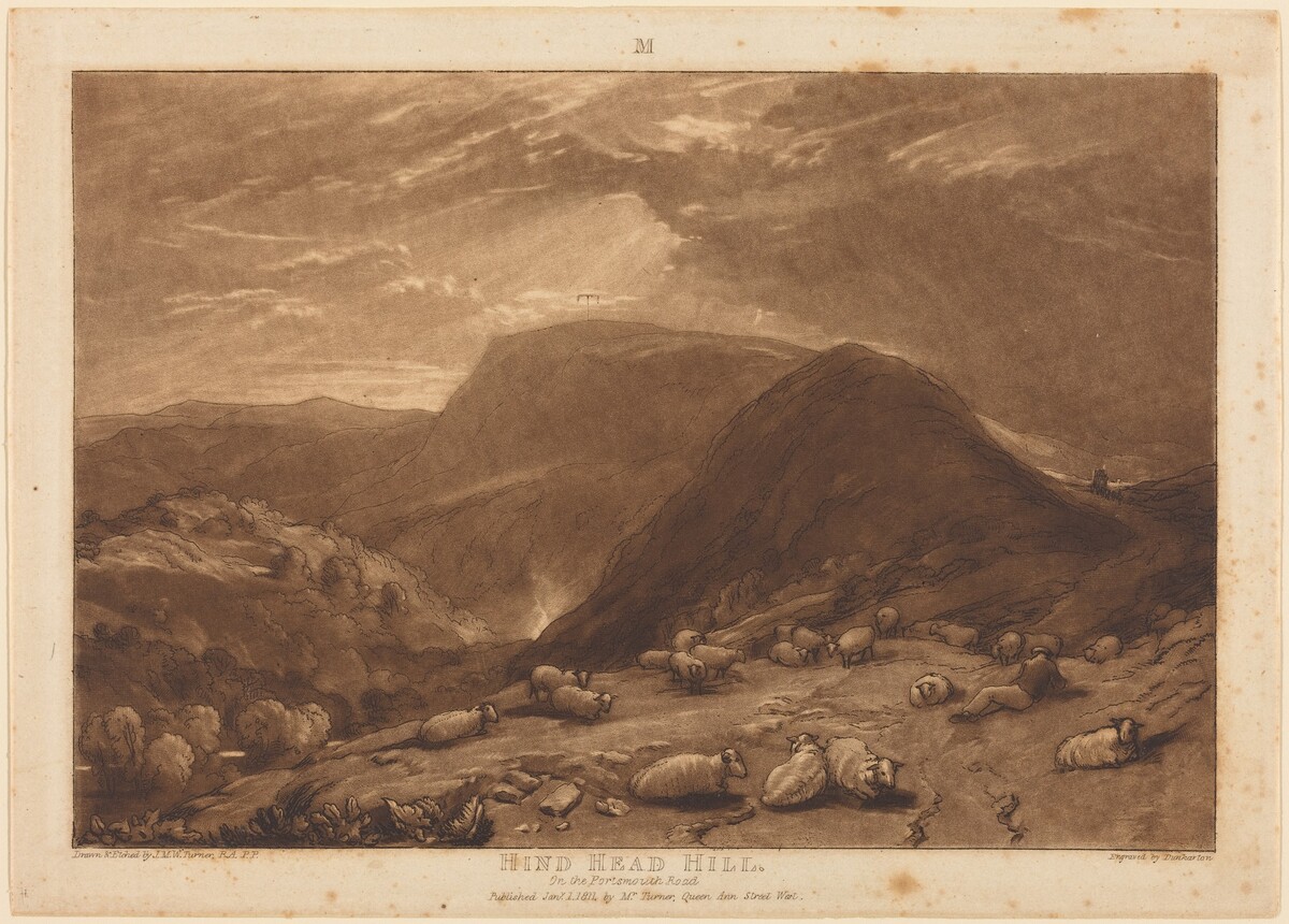 Hind Head Hill by Joseph Mallord William Turner and Robert Dunkarton