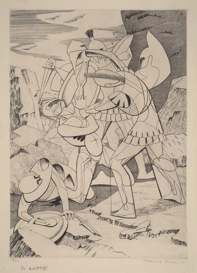 Untitled (Men Fighting)