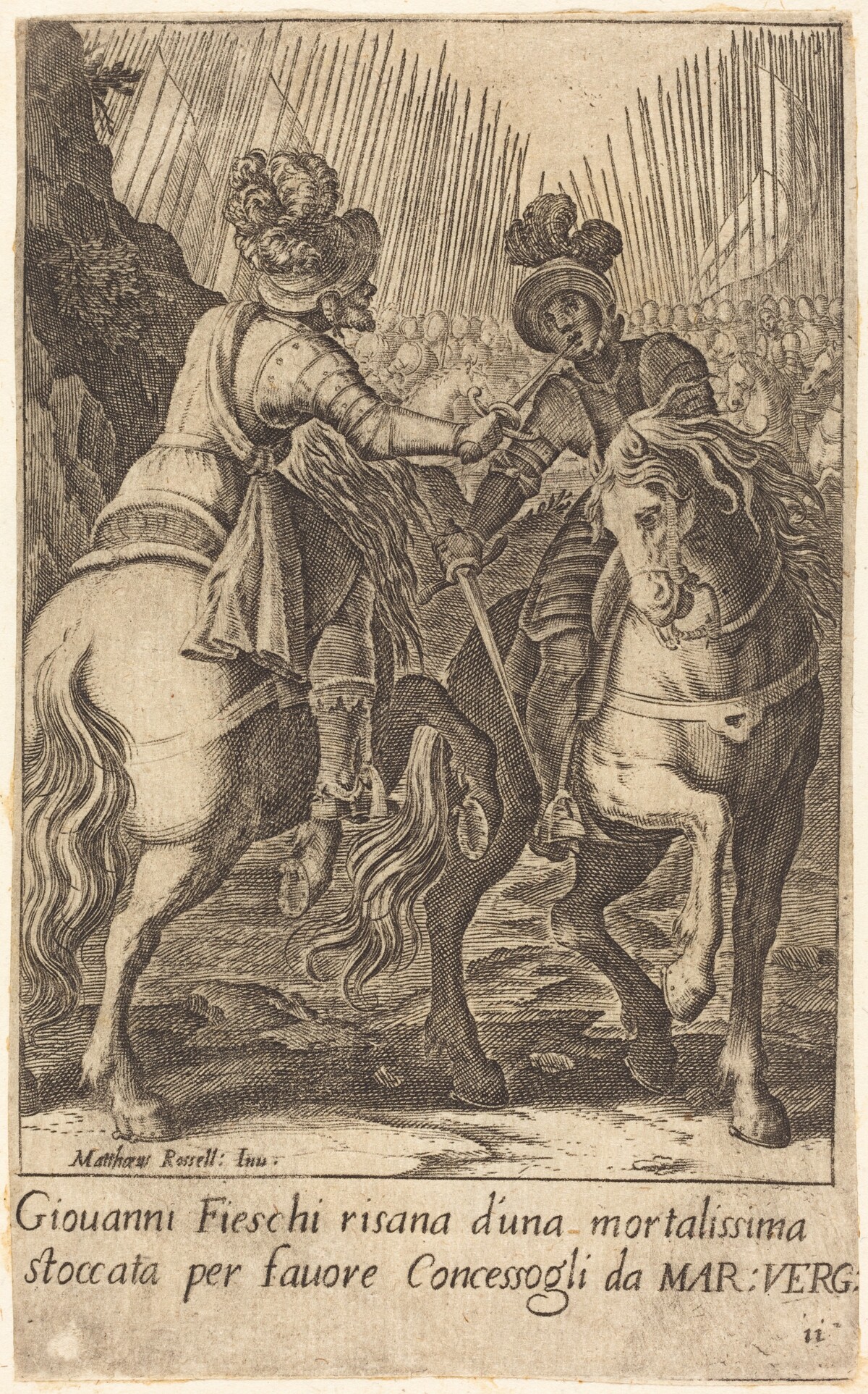 Giovanni Fieschi by Jacques Callot after Matteo Rosselli