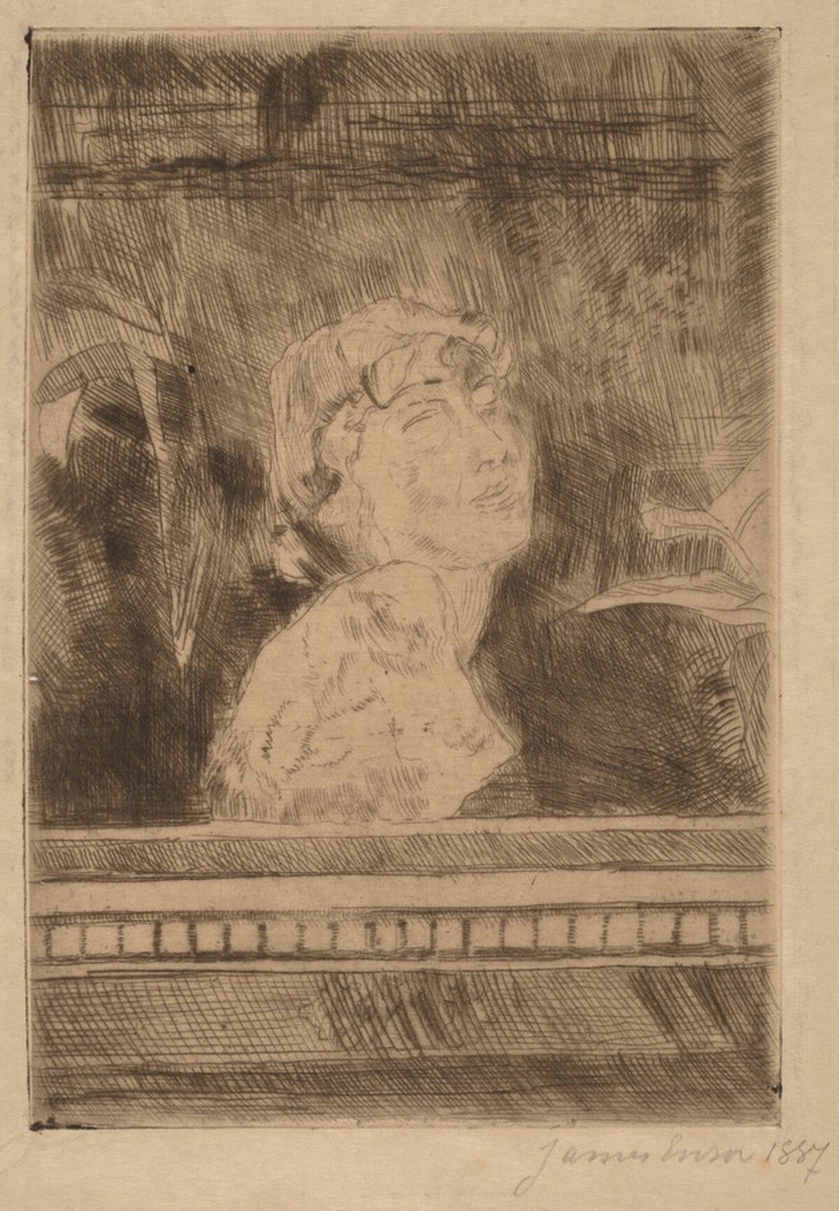 Bust by James Ensor