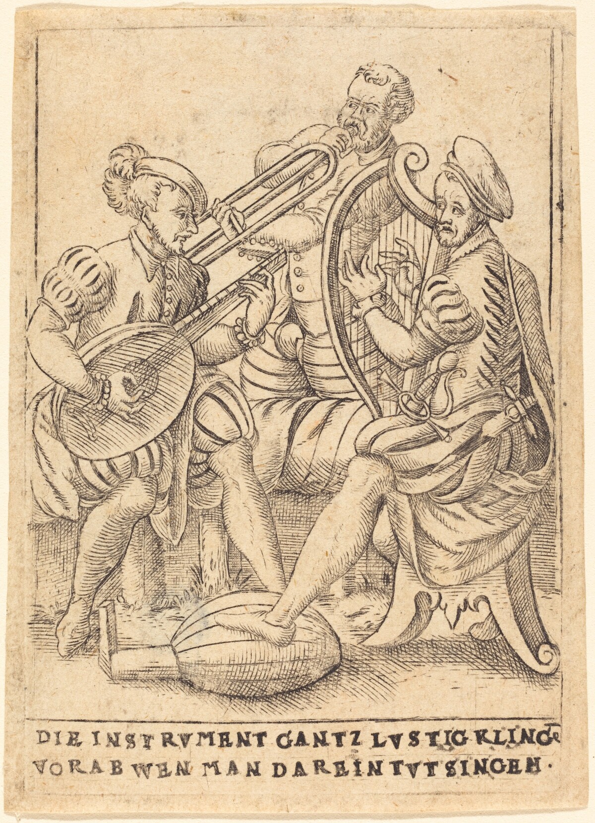 Die Instrvment gantz lvstig Kling vorab wen man darein tvt singen by German 16th Century