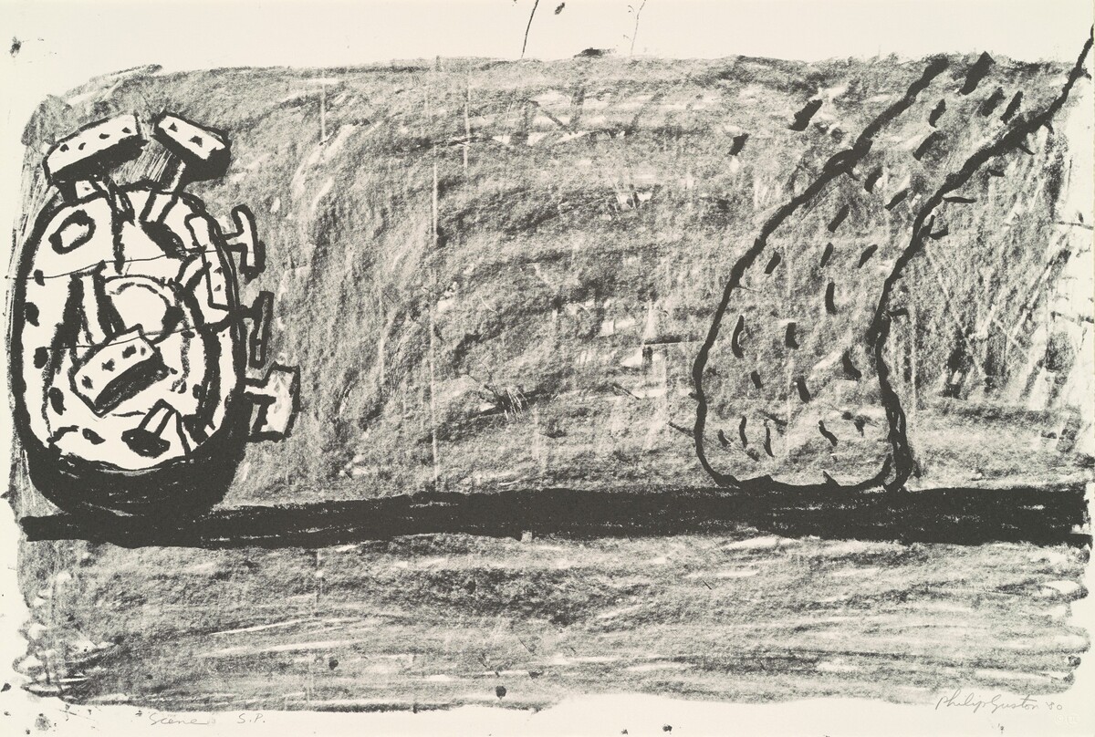 Scene [special proof] by Philip Guston