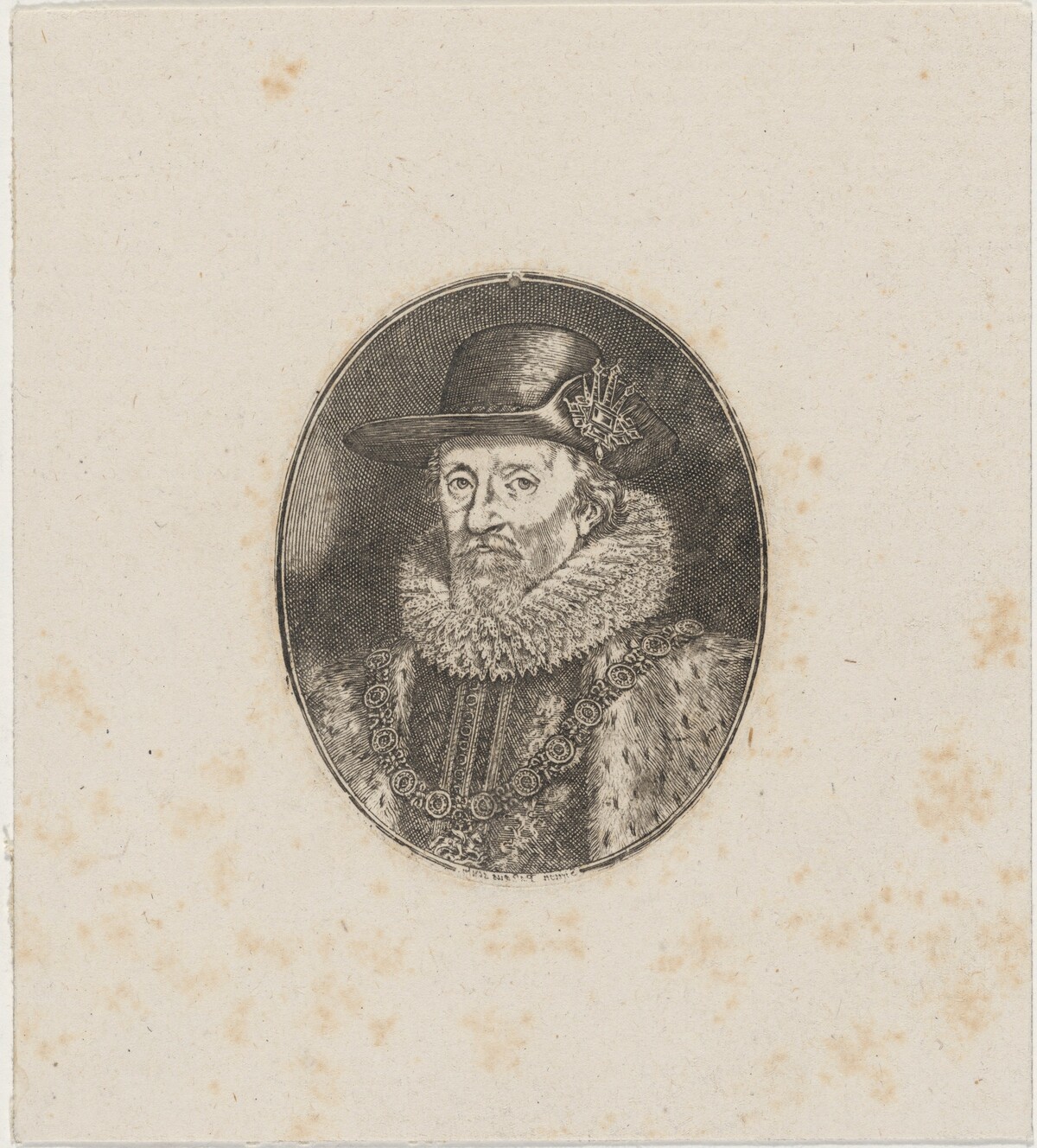 James I, King of England by Simon de Passe