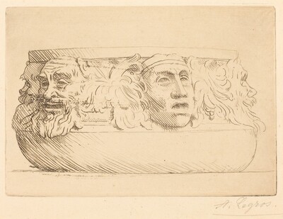 Vase with Grotesques (Le vase aux masques)