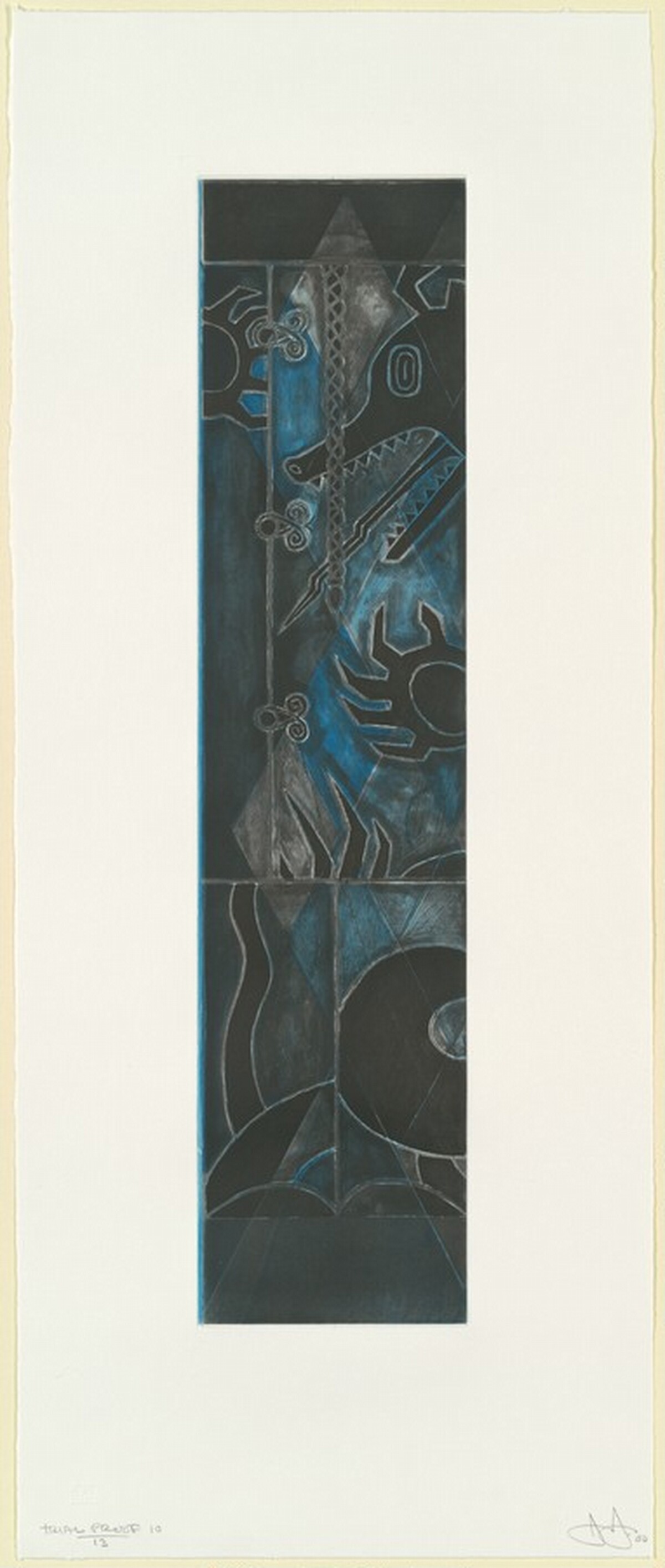 Two Costumes [trial proof 10] by Jasper Johns