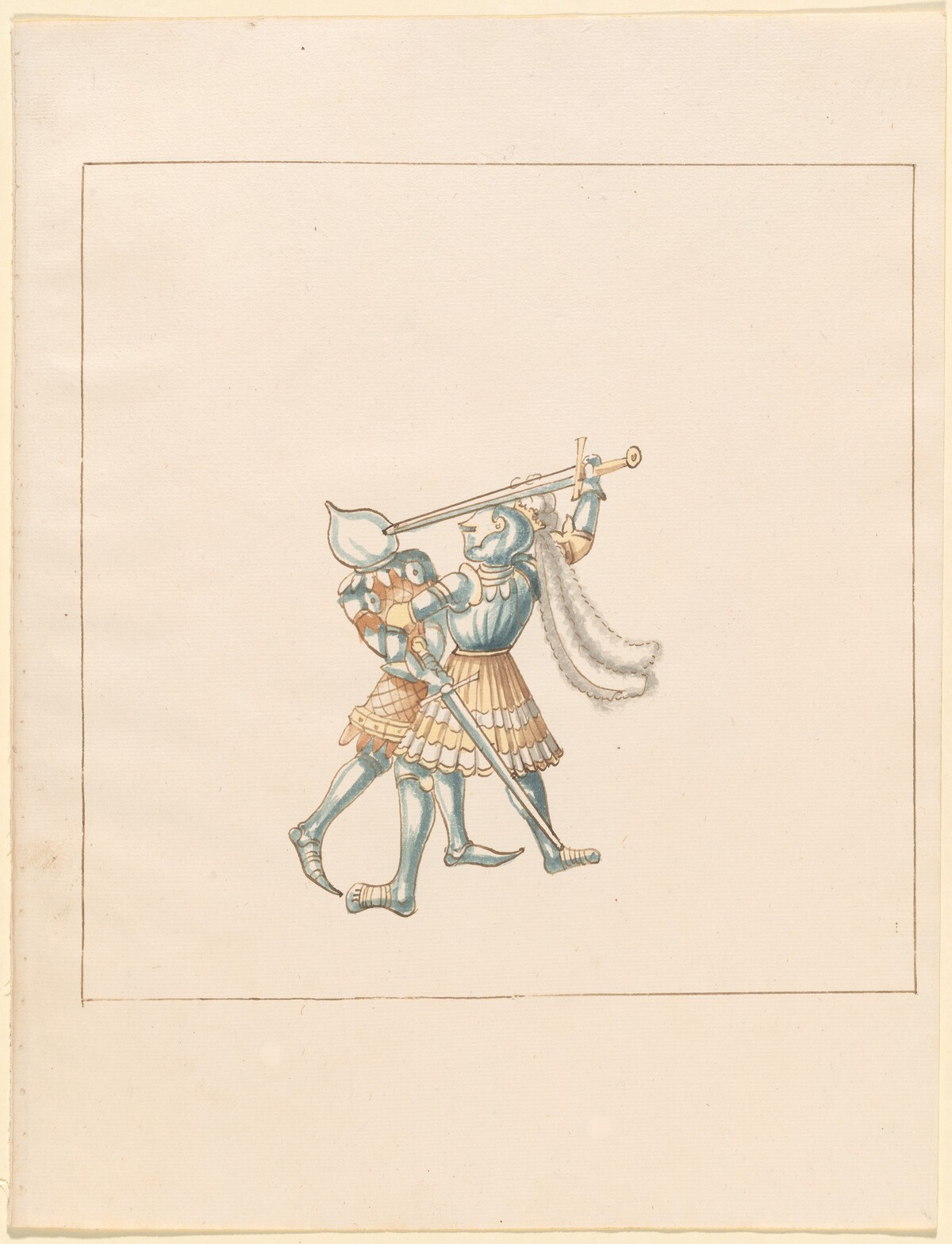 Foot Combat with Longswords by German 16th Century