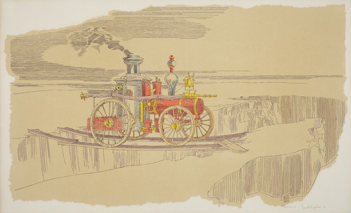 Fire Engine from Americana Suite by William Crutchfield