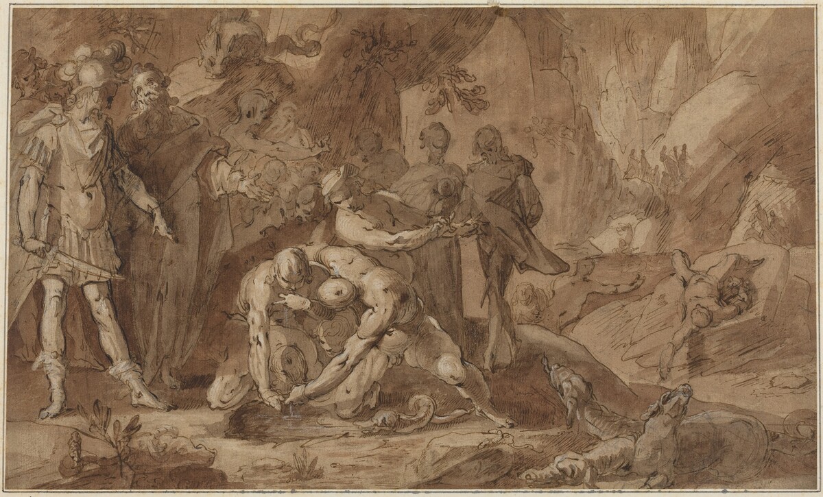 Odysseus and Teiresias by Gerrit Pietersz Sweelinck