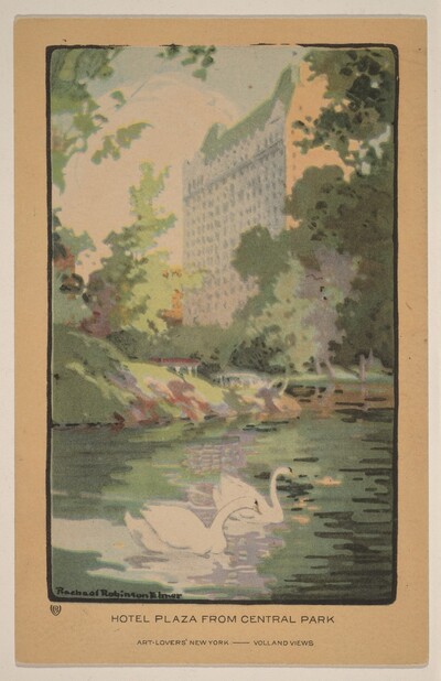 Hotel Plaza from Central Park