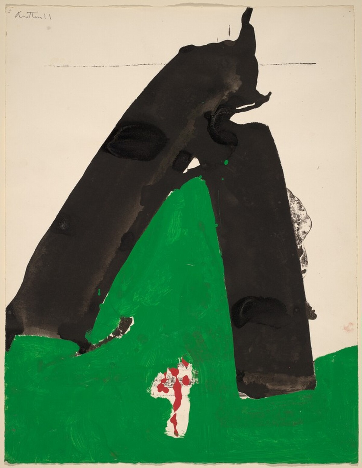Untitled [related to Basque Suite] by Robert Motherwell