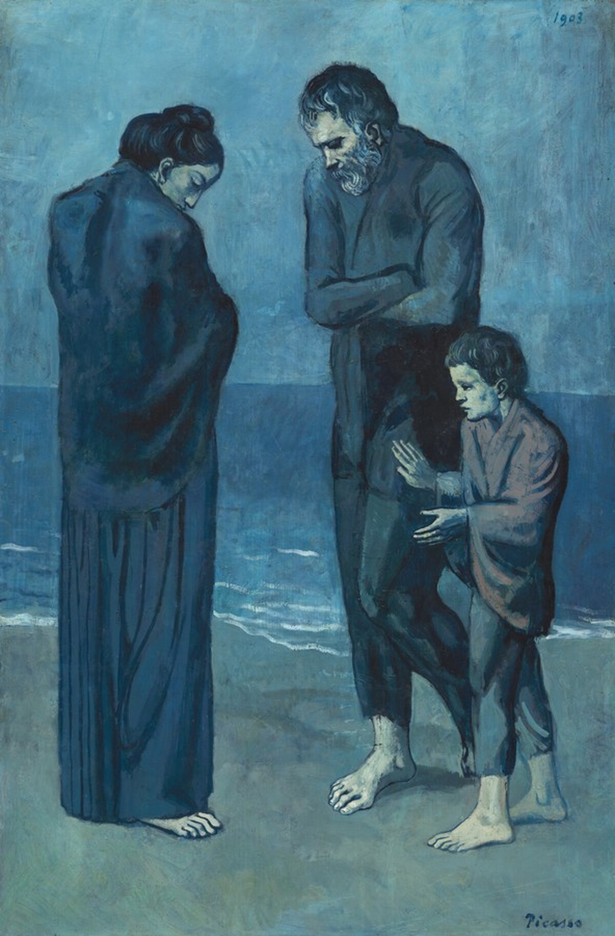 The Tragedy by Pablo Picasso