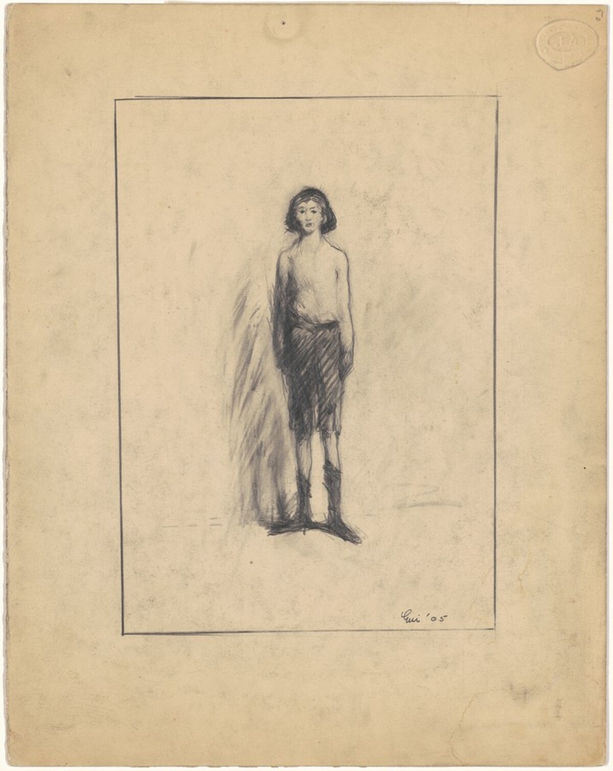 Young Boy by Guy Pène du Bois
