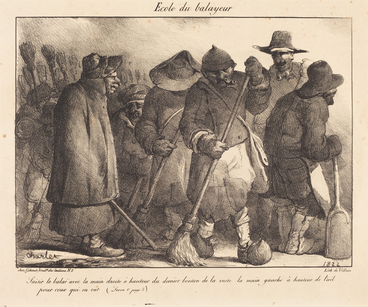 Ecole du balayeur by Nicolas-Toussaint Charlet