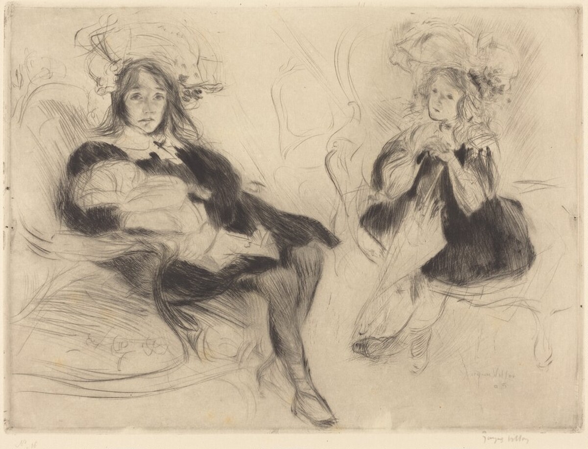 Visiting (En visite) by Jacques Villon