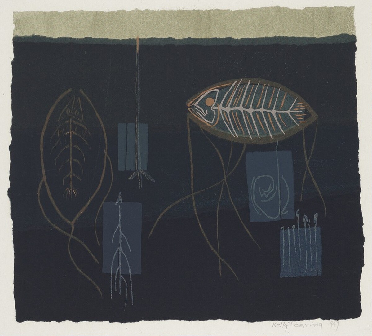 Untitled (Fish Skeletons) by William Kelly Fearing